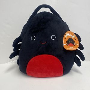 Squishmallows 12” Bella Spider Halloween Trick or Treat Pail 2022 Plush Bag